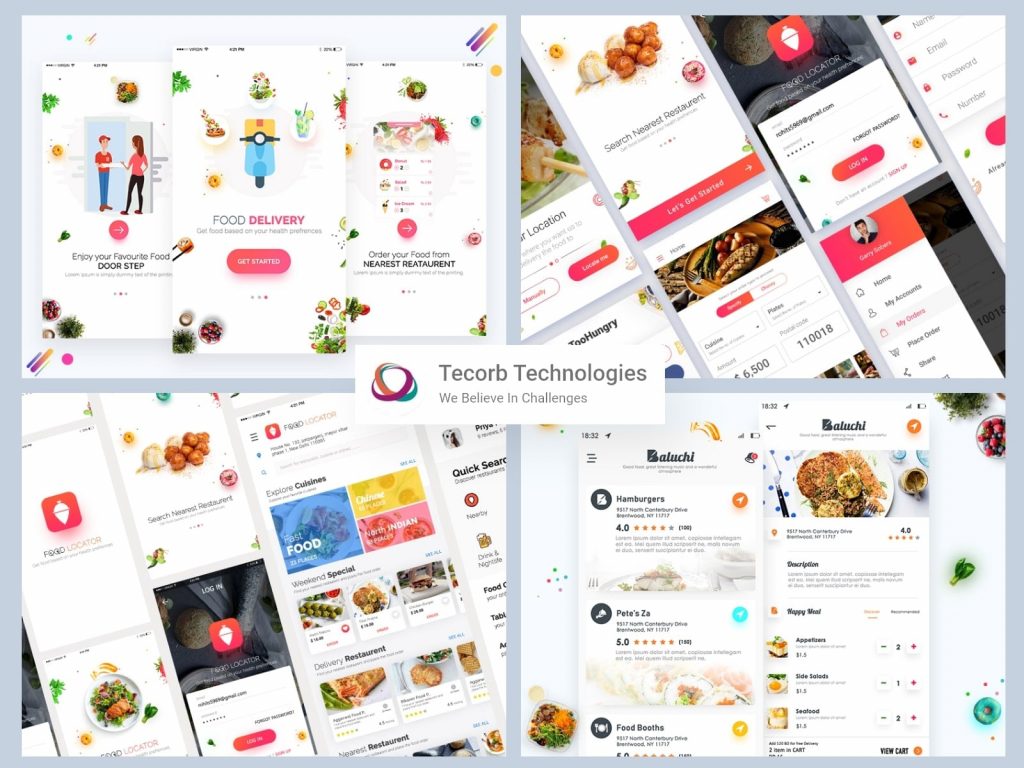 How does food ordering app work for everyone