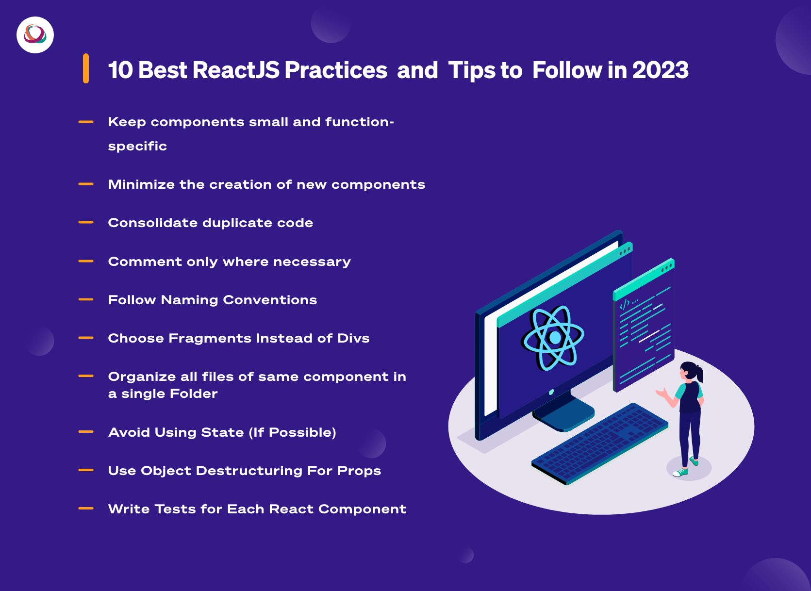 10 Best ReactJS Practices And Tips To Follow In 2023 - TecOrb